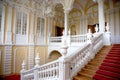 Staircase in Rundale palace in Latvia Royalty Free Stock Photo
