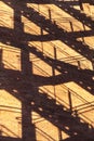 Staircase shadows in a building in Barcelona Royalty Free Stock Photo