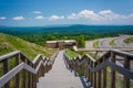 Staircase at Sideling Hill along I-68 in Maryland. Royalty Free Stock Photo