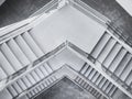 Staircase stair step perspective Architecture details Royalty Free Stock Photo