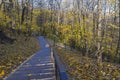 Staircase on a steep slope Royalty Free Stock Photo