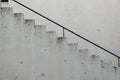 Staircase structure in the street in bilbao city Spain