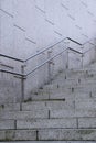 Staircase structure in the street in bilbao city Spain