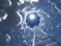 Staircase to heaven Royalty Free Stock Photo