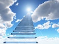 Staircase to heaven Royalty Free Stock Photo