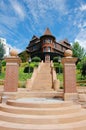 Staircase to Historic Mansion Royalty Free Stock Photo