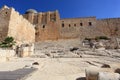 Staircase to the Hulda Gates & Al-Aqsa Royalty Free Stock Photo