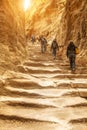 Staircase to monastery of Petra