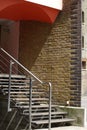 Staircase to renovated warehouse