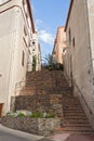 Staircase in the town Banyuls-sur-Mer, France