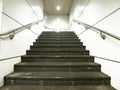 Staircase in underground passage Royalty Free Stock Photo