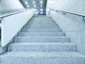 Staircase in underground passage Royalty Free Stock Photo