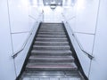 Staircase in underground passage Royalty Free Stock Photo