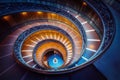 Staircase in Vatican Museums, Vatican, Rome, Italy