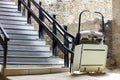 Stairlift for disabled and elderly people to climb stairs at arc