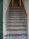 Stairs with azulejo tiles. Faro, Portuga. l