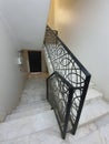 stairs, beautiful stair railings and lower doors