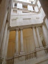 Square staircase of the Bernin to Barberini Palace to Rome in Italy.