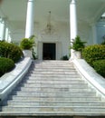 Stairs in the Bogor palace, West Java Royalty Free Stock Photo