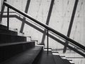 Stairs Cement Concrete wall shade shadow Architecture abstract Royalty Free Stock Photo