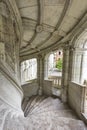 At the stairs of chateau Blois Royalty Free Stock Photo