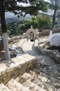 Stairs church with beautiful views