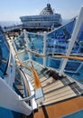 Stairs on cruise ship