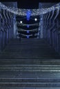 Stairs decoration night Royalty Free Stock Photo