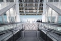 Stairs down in the hall Royalty Free Stock Photo