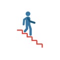 Stairs Down icon. Simple element from shopping center sign icons collection. Creative Stairs Down icon ui, ux, apps, software and