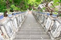 Stairs down the mountain.