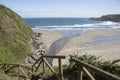 Stairs down to Barayo Beach; Asturias