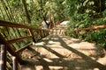 stairs down to Haew Narok waterfall Travel location in Khao Yai national park Thailand