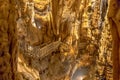 Stairs in Dripstone cave France