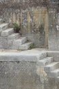 The stairs of a dry dock at the harbour