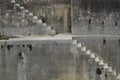 The stairs of a dry dock at the harbour