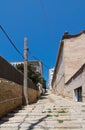 Stairs and El Terreno church Royalty Free Stock Photo