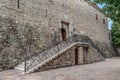 Stairs and entrance to Budva Citadela, Montenegro