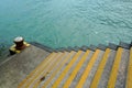 Stairs at ferry dock