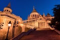 Stairs of Fisherman's Bastion in Budapest Royalty Free Stock Photo