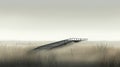 Stairs In The Fog: Digital Art Inspired By Die Brucke