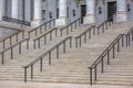Stairs in front of Utah State Capitol Building Royalty Free Stock Photo