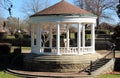 Stairs going up to the gazebo Royalty Free Stock Photo