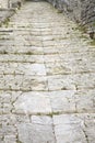 Stairs on Hill, Bonnieux Village, Provence Royalty Free Stock Photo