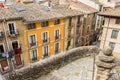 Stairs of the historic Chapitel building in Estella Royalty Free Stock Photo