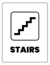 Stairs Icon Design Vector Symbol Staircase Stairway Royalty Free Stock Photo