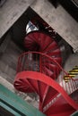 The stairs inside the lighthouse Royalty Free Stock Photo