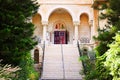 Stairs in Latrun Trappist Monastery in Israel Royalty Free Stock Photo