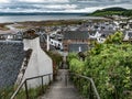 Stairs Leading Down to Avoch Village, Black Isle, Scotland