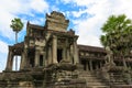 Stairs Leading to the Center of Cambodia`s Angkor Wat Temple
